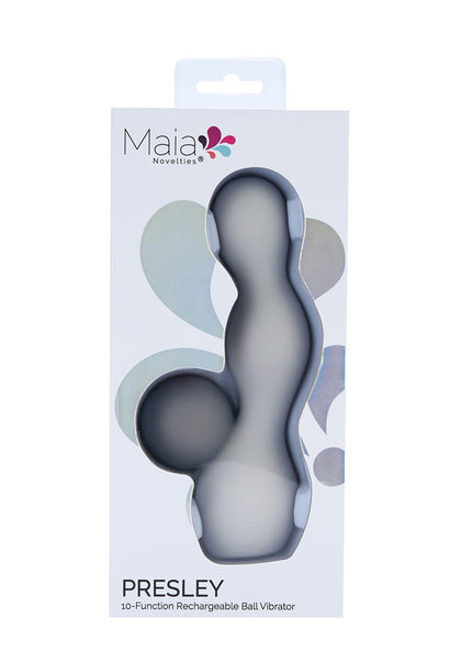 Maia PRESLEY - Grey 15.2 cm USB Rechargeable Rabbit Vibrator