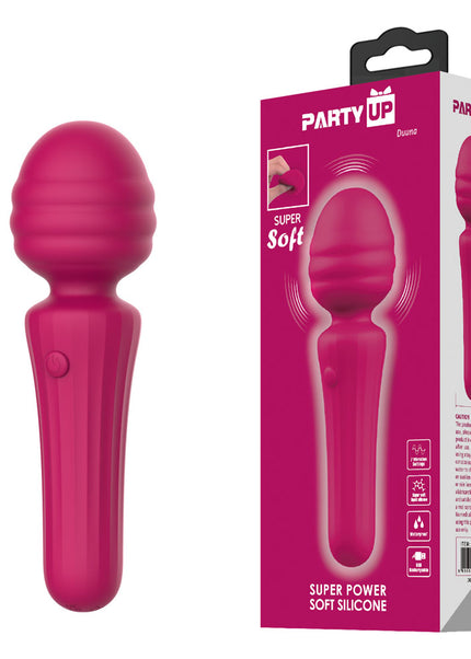Party Up DUUNA - Pink - Pink 16.9 cm USB Rechargeable Massage Wand