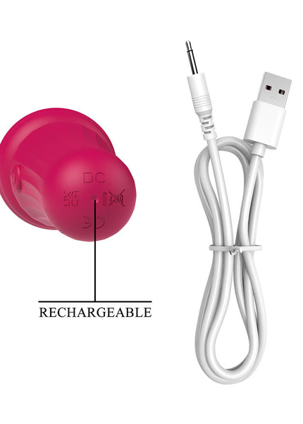 Party Up DUUNA - Pink - Pink 16.9 cm USB Rechargeable Massage Wand