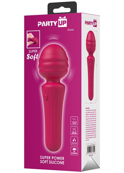 Party Up DUUNA - Pink - Pink 16.9 cm USB Rechargeable Massage Wand