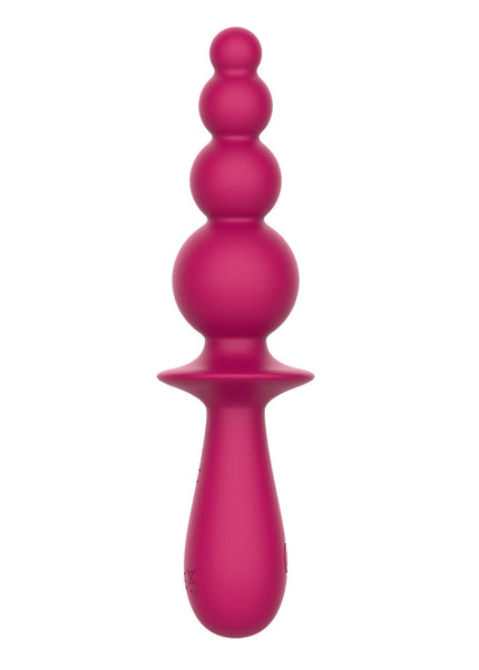Party Up EVAJANE - Pink - Pink 17.1 cm USB Rechargeable Beaded Vibrator