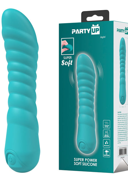 Party Up JAYLEI - Teal - Teal 14.6 cm USB Rechargeable Vibrator