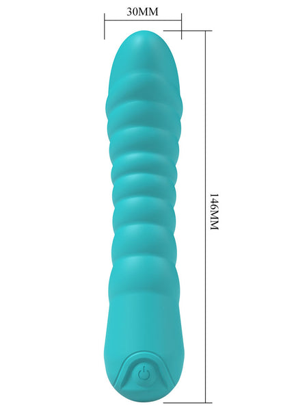 Party Up JAYLEI - Teal - Teal 14.6 cm USB Rechargeable Vibrator
