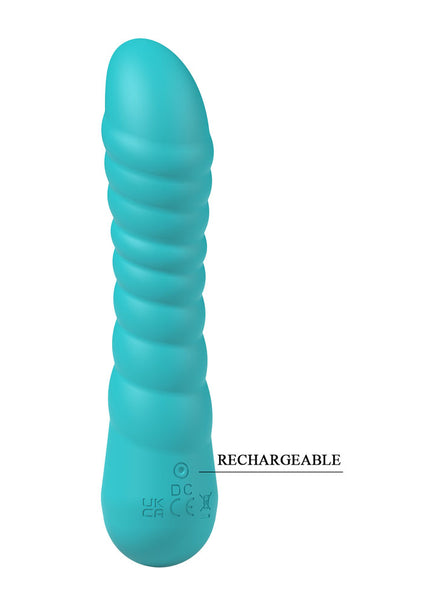 Party Up JAYLEI - Teal - Teal 14.6 cm USB Rechargeable Vibrator