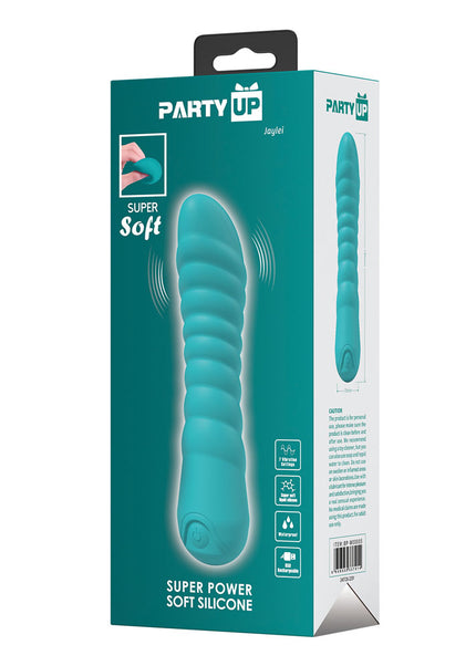 Party Up JAYLEI - Teal - Teal 14.6 cm USB Rechargeable Vibrator