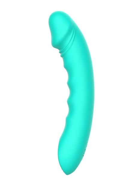 Party Up NIKI - Teal - Teal 15.4 cm USB Rechargeable Vibrator