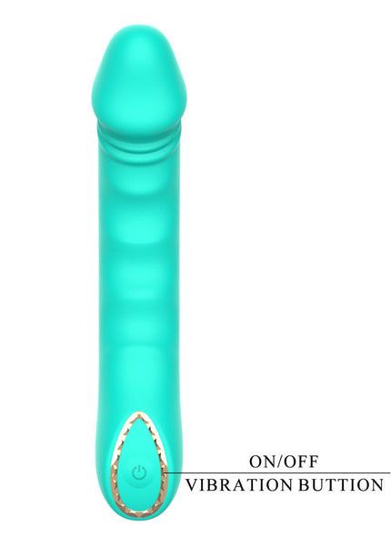 Party Up NIKI - Teal - Teal 15.4 cm USB Rechargeable Vibrator