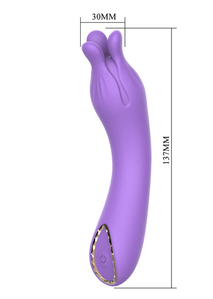 Party Up KELLY - Purple - Purple 13.7 cm USB Rechargeable Vibrator