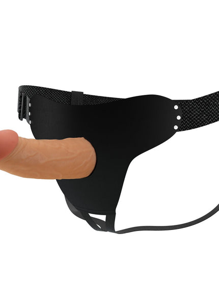 Party Up NATHAN Strap-On - Flesh 17.5 cm Hollow Strap-On