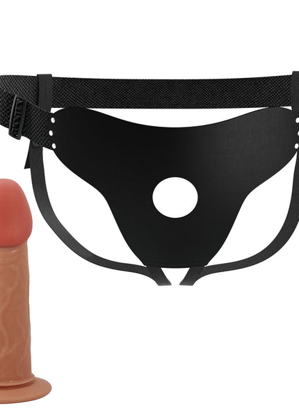 Party Up NATHAN Strap-On - Flesh 17.5 cm Hollow Strap-On