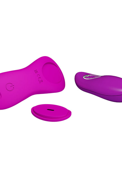 Party Up MICHAEL Panty Vibe - Pink - Pink USB Rechargeable Panty Vibrator with Wireless Remote Control