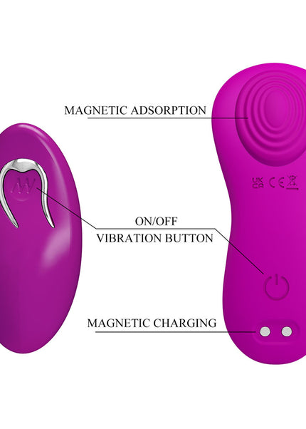 Party Up MICHAEL Panty Vibe - Pink - Pink USB Rechargeable Panty Vibrator with Wireless Remote Control