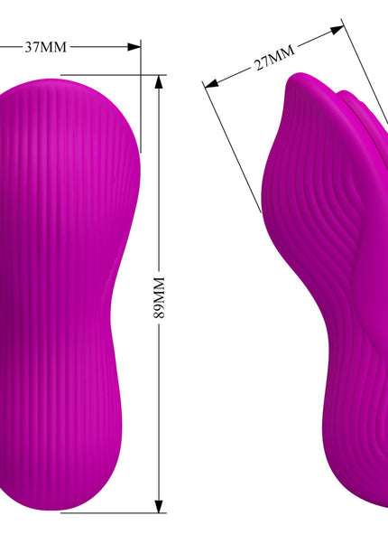 Party Up MICHAEL Panty Vibe - Pink - Pink USB Rechargeable Panty Vibrator with Wireless Remote Control