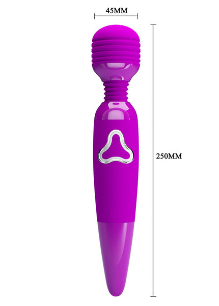 Party Up BRUCE Wand - Pink - Pink 25 cm USB Rechargeable Massage Wand