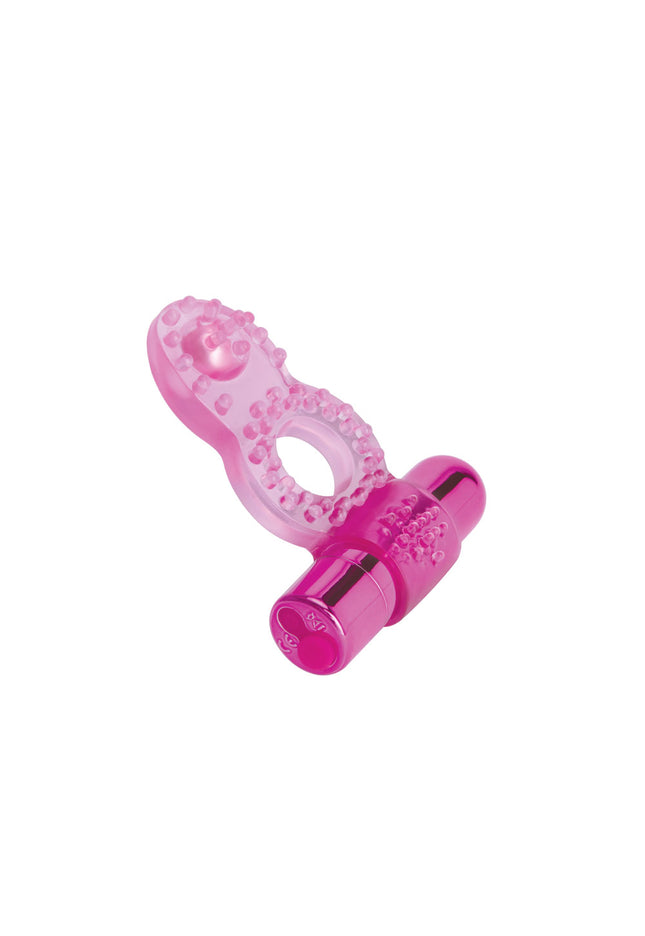 Bodywand Rechargeable Deluxe Orgasm Enhancer Ring - Pink USB Rechargeable Vibrating Cock Ring
