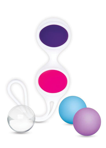 Bodywand Squeeze Mix & Match Kegel Set - Coloured Weighted Kegel Balls Set