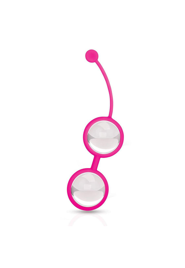 Bodywand Squeeze Crystal Kegel Toner - Glass Weighted Kegel Balls Set