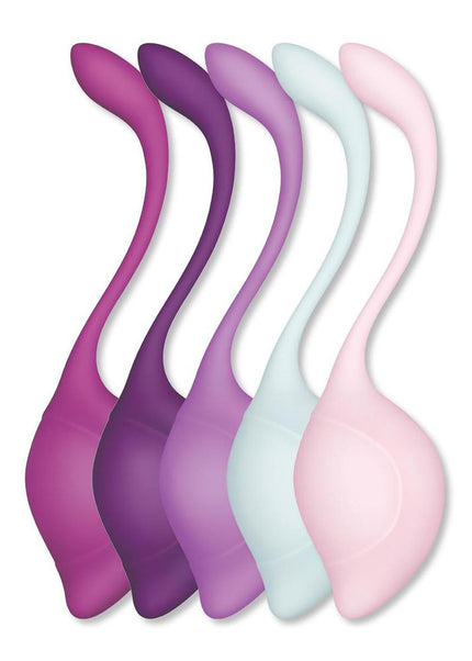 Bodywand Squeeze 5pc Teardrop Kegel Set - Weighted Kegel Set - 5 Piece Kit