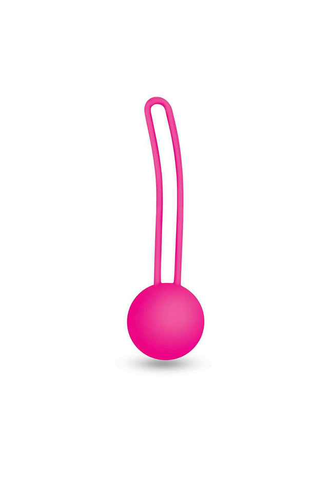 Bodywand Squeeze Single Ball Kegel Toner - Pink Kegel Ball - 37 grams