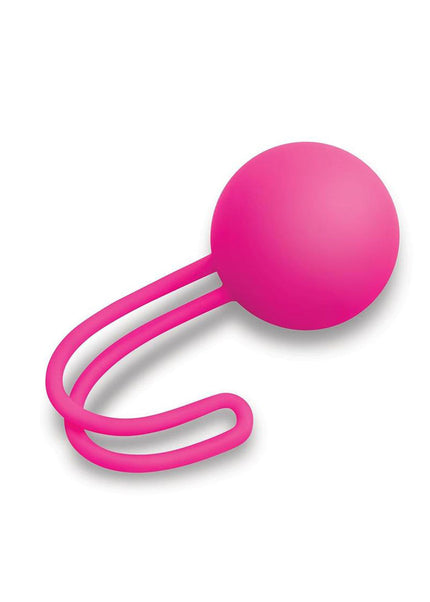 Bodywand Squeeze Single Ball Kegel Toner - Pink Kegel Ball - 37 grams