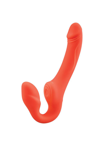 Bodywand ID Access Strapless Strap-On - Orange 15.2 cm USB Rechargeable Strapless Strap-On