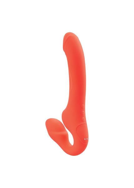 Bodywand ID Access Strapless Strap-On - Orange 15.2 cm USB Rechargeable Strapless Strap-On