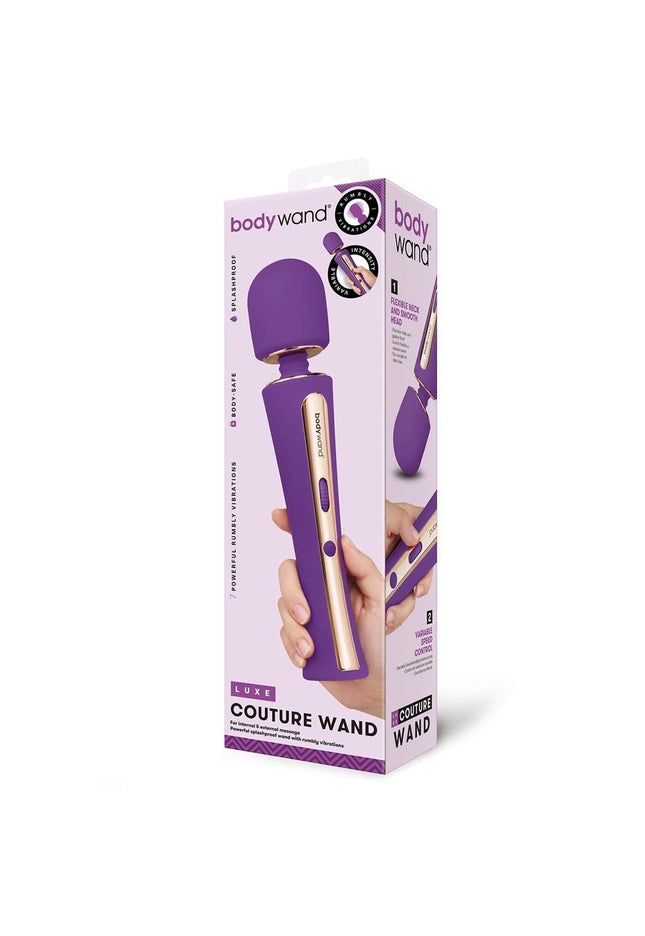 Bodywand Luxe Couture Wand - Purple 28.2 cm USB Rechargeable Massage Wand
