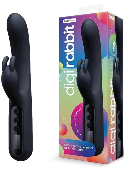 Bodywayd Digi Rabbit - Black 23 cm USB Rechargeable Rabbit Vibrator