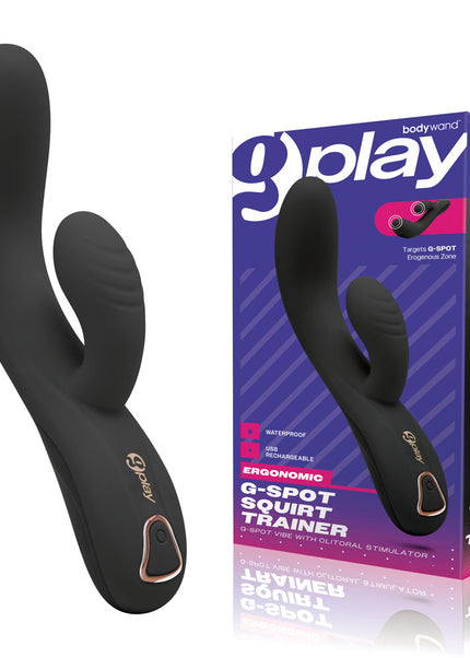 Bodywand G-Play G-Spot Squirt Trainer - Black 19 cm USB Rechargeable Vibrator
