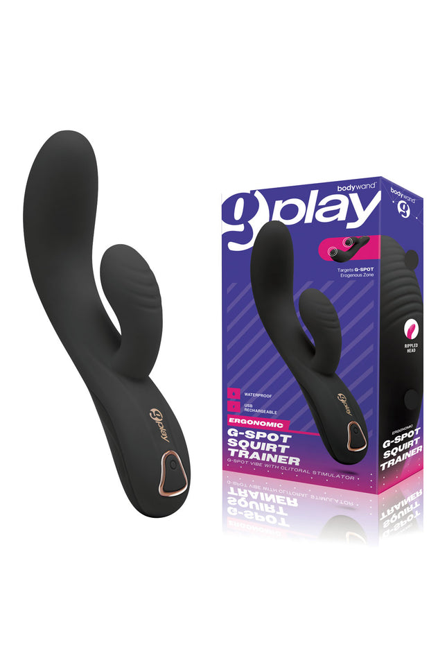 Bodywand G-Play G-Spot Squirt Trainer - Black 19 cm USB Rechargeable Vibrator