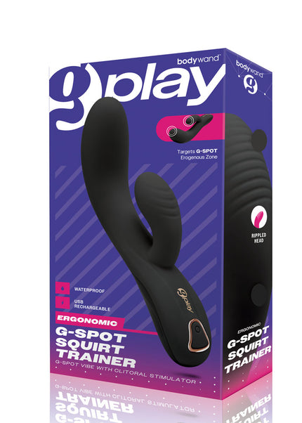 Bodywand G-Play G-Spot Squirt Trainer - Black 19 cm USB Rechargeable Vibrator