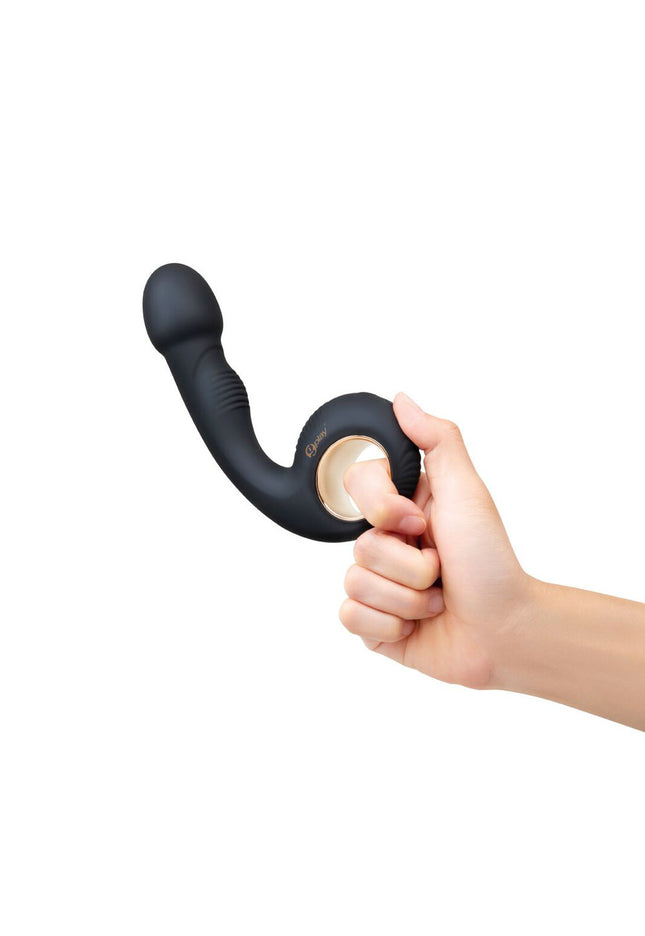 Bodywand G-Play Vibrating Squirt Trainer - Black 17 cm USB Rechargeable Vibrator