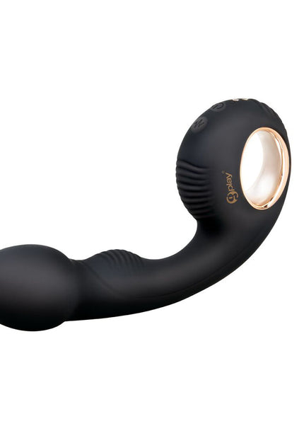 Bodywand G-Play Vibrating Squirt Trainer - Black 17 cm USB Rechargeable Vibrator