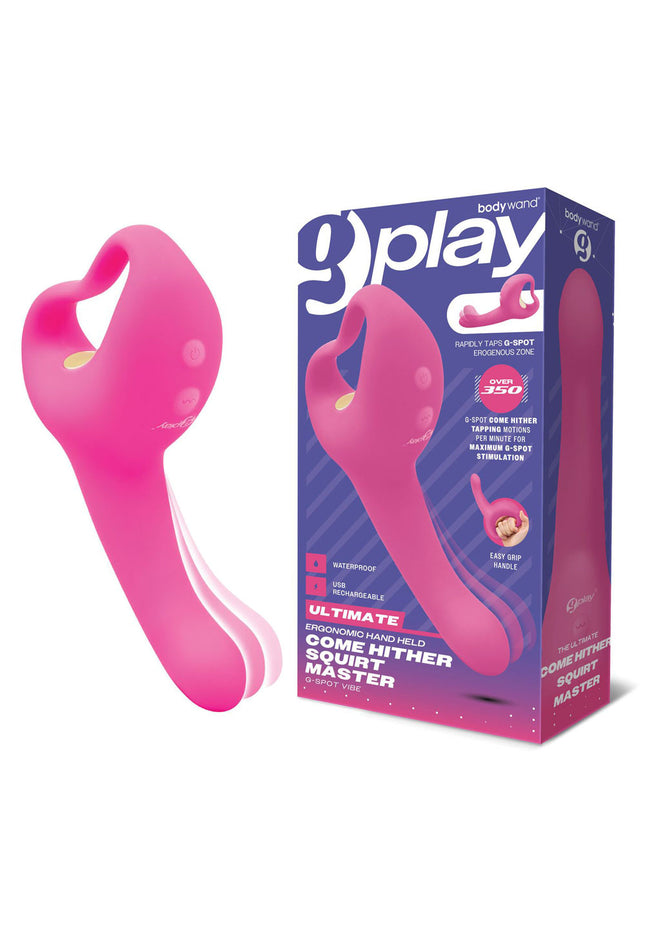 Bodywand G-Play Ultimate Come Hither Squirt Master - Pink 19 cm USB Rechargeable Vibrator