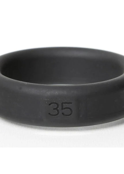 Boneyard Silicone Ring 5 Pcs Kit - Black Cock Rings - Set of 5 Sizes