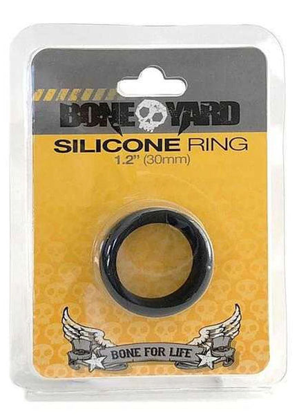 Boneyard Silicone Ring 30mm - Black 30 mm Cock Ring