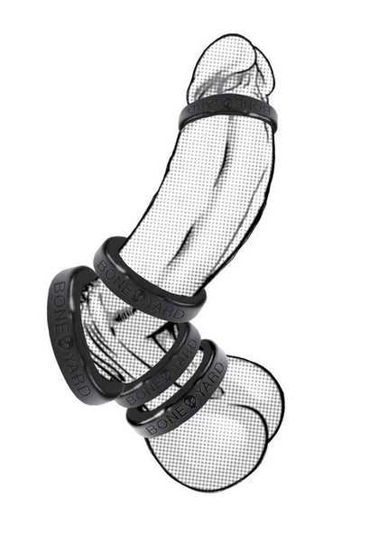 Boneyard Silicone Ring 35mm - Black 35 mm Cock Ring