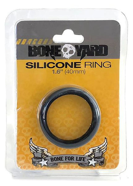 Boneyard Silicone Ring 40mm - Black 40 mm Cock Ring