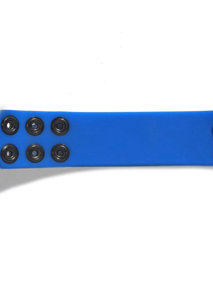 Boneyard Silicone Ball Strap Blue - Blue 3-Snap 4 cm Adjustable Ball Stretcher Ring