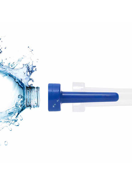 Boneyard Skwert 1 Piece Douche Nozzle - Blue Douche Nozzle for Water Bottles