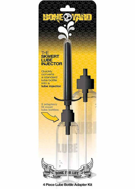 Boneyard Skwert Lube Injector - Black Lube Injector for Bottles