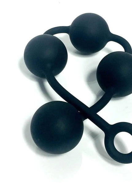 Boneyard Ass Ballz L - Black 46 cm Large Anal Balls