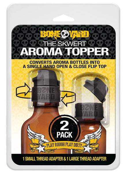 Boneyard The Skwert Aroma Topper 2 Pack - Aroma Bottle Caps - 1 Large and 1 Small
