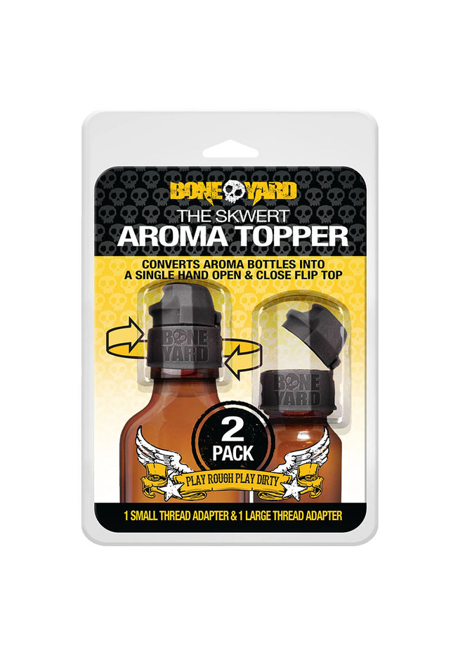 Boneyard The Skwert Aroma Topper 2 Pack - Aroma Bottle Caps - 1 Large and 1 Small