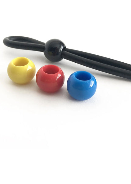 Boneyard Cock Leash Single - Black Adjustable Cock Lasso Ring