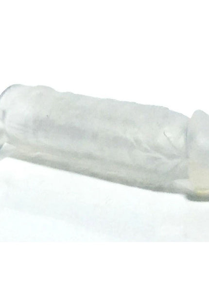 Boneyard Meaty Cock Extender - Clear - Clear Penis Extender Sleeve