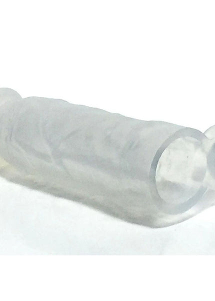 Boneyard Meaty Cock Extender - Clear - Clear Penis Extender Sleeve