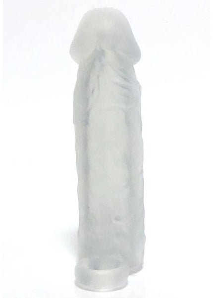 Boneyard Meaty Cock Extender - Clear - Clear Penis Extender Sleeve