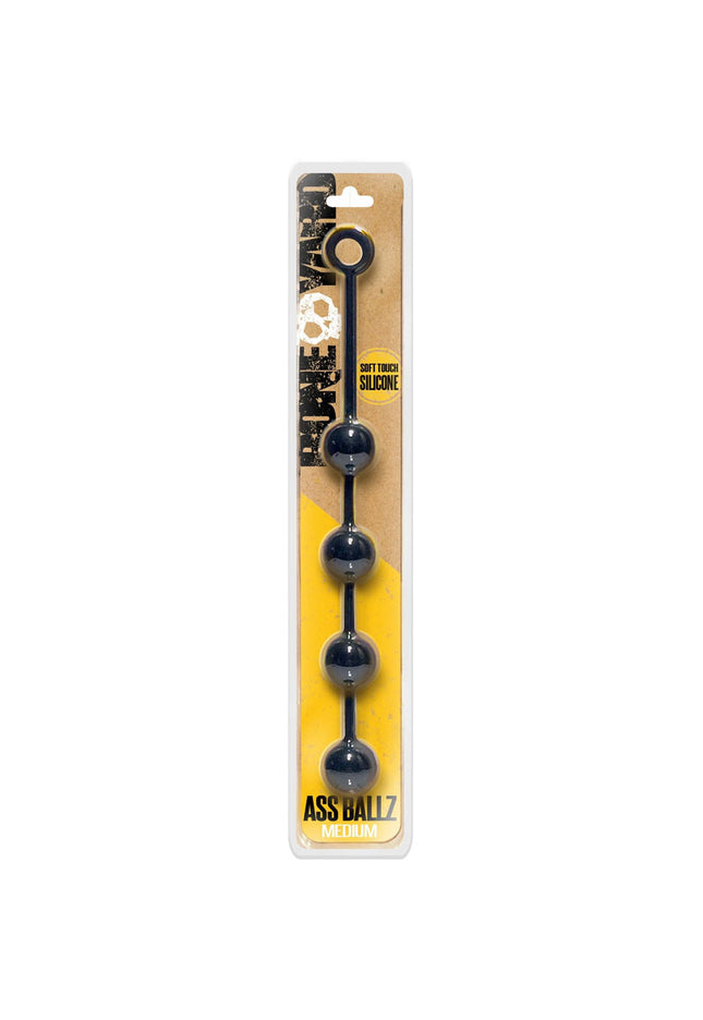 Boneyard Ass Ballz M - Black 40 cm Medium Anal Beads