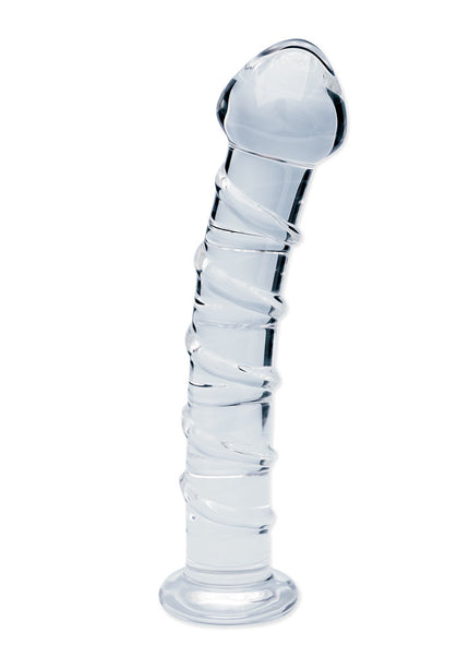 Clarity - Seraphic Spiral - Clear 16 cm Glass Dildo